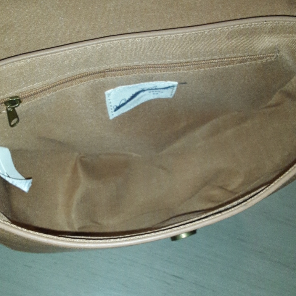 SHERPA FAUX FUR SADDLE CROSSBODY BAG PURSE - Picture 4 of 4